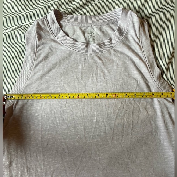 Gaiam Lavender Relaxed Cotton Yoga Tank Top - Picture 7 of 12